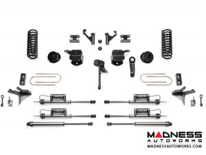 Dodge Ram 3500 5" Basic System w/ Coil Springs and Dual Dirt Logic Resi and Non Resi 2.25 Shocks by Fabtech (2013 - 2017) 4WD
