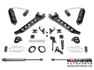 Dodge Ram 3500 7" Radius Arm System w/ Dirt Logic 4.0 Resi Coilovers & Dirt Logic Shocks by Fabtech (2013 - 2017) 4WD Dodge Ram 3500 7" Radius Arm System w/ Dirt Logic 4.0 Resi Coilovers & Dirt Logic Shocks by Fabtech (2013 - 2017) 4WD