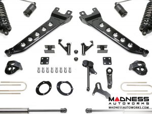 Dodge Ram 3500 7" Radius Arm System w/ Dirt Logic 4.0 Resi Coilovers & Dirt Logic Shocks by Fabtech (2013 - 2017) 4WD Dodge Ram 3500 7" Radius Arm System w/ Dirt Logic 4.0 Resi Coilovers & Dirt Logic Shocks by Fabtech (2013 - 2017) 4WD