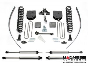 Ford F-250 8" Basic System ADD-A-Leafs w/ Dirt Logic 2.25 Shocks by Fabtech (2008 - 2016) 4WD - w/o Factory Overload