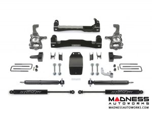 Ford F-150 4" Basic System w/ Rear Stealth Shocks by Fabtech - 4WD (2015 - 2017)