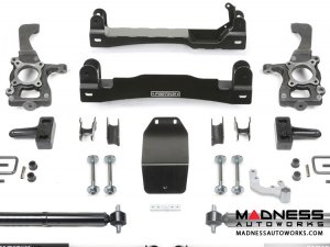 Ford F-150 4" Basic System w/ Rear Stealth Shocks by Fabtech - 4WD (2015 - 2017)