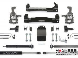 Ford F-150 4" Basic System w/ Rear Stealth Shocks by Fabtech - 4WD (2015 - 2017)