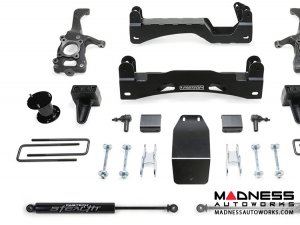 Ford F-150 6" Basic System w/ Rear Stealth Shocks by Fabtech - 4WD (2015 - 2017)