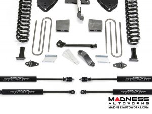 Ford F-250/ 350 4" Basic System w/ Stealth Shocks by Fabtech (2017) 4WD