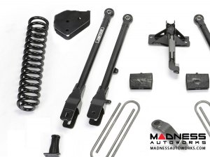 Ford F-250/ 350 4" 4 Link System w/ Performance Shocks by Fabtech (2017) 4WD