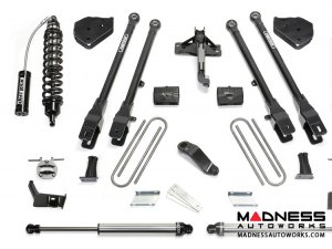 Ford F-250/ 350 6" 4 Link System w/ Dirt Logic Front 2.5 Resi Coilovers and Rear 2.25 Dirt Logic Shocks by Fabtech (2017) 4WD
