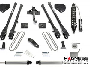 Ford F-250/ 350 6" 4 Link System w/ Dirt Logic Front 2.5 Resi Coilovers and Rear 2.25 Dirt Logic Shocks by Fabtech (2017) 4WD