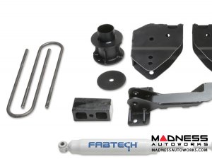 Ford F-250/ 350 4" Budget System w/ Performance Shocks by Fabtech (2017) 4WD