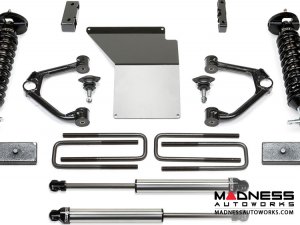 Chevrolet Silverado 1500 4" Budget UCA System w/ Dirt Logic Shocks by Fabtech - 2WD/ 4WD (2014 - 2017)