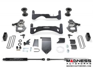 Chevrolet Silverado 1500 6" Basic System w/ Stealth Shocks by Fabtech - 2WD/ 4WD (2014 - 2017) Gen II