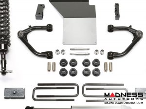 Chevrolet Silverado 1500 4" Uniball UCA System w/ Dirt Logic Shocks by Fabtech - 2WD/ 4WD (2014 - 2017)