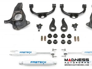 Chevrolet Silverado 2500/ 3500 4" Ultimate System w/ Ball Joint UCA & Performance Shocks by Fabtech (2011 - 2017) 2WD/ 4WD Chevrolet Silverado 2500/ 3500 4" Ultimate System w/ Ball Joint UCA & Performance Shocks by Fabtech (2011 - 2017) 2WD/ 4WD