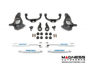 Chevrolet Silverado 2500/ 3500 4" Ultimate System w/ Ball Joint UCA & Performance Shocks by Fabtech (2011 - 2017) 2WD/ 4WD