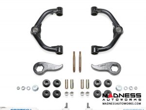 GMC Sierra 2500/ 3500 3" Uniball UCA System w/ Performance Shocks by Fabtech - 2WD/ 4WD (2011 - 2017)