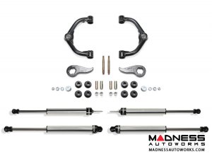 Chevrolet Silverado 2500/ 3500 3" Uniball UCA System w/ Dirt Logic 2.25 Shocks by Fabtech - 2WD/ 4WD (2011 - 2017)