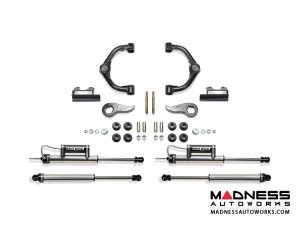 GMC Sierra 2500/ 3500 3" Uniball UCA System w/ Dirt Logic 2.25 Resi Shocks by Fabtech - 2WD/ 4WD (2011 - 2017)