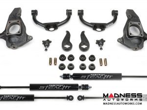 GMC Sierra 2500/ 3500 4" Ultimate System w/ Ball Joint UCA & Stealth Shocks by Fabtech (2011 - 2017) 2WD/ 4WD GMC Sierra 2500/ 3500 4" Ultimate System w/ Ball Joint UCA & Stealth Shocks by Fabtech (2011 - 2017) 2WD/ 4WD