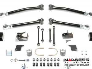 Jeep Wrangler 5" Long Travel Trail System w/ Stealth Shocks by FABTECH - 2 Door JK (Short Arm)