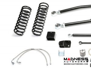 Jeep Wrangler 3" Trail II System w/ Stealth Shocks by FABTECH - 2 Door JK (Short Arm)