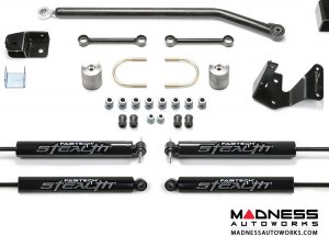 Jeep Wrangler 3" Trail II System w/ Stealth Shocks by FABTECH - 2 Door JK (Short Arm)