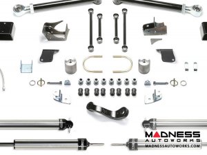 Jeep Wrangler 3" Long Travel Trail System w/ 2.25 Non Resi Dirt Logic Shocks by FABTECH - 2 Door JK (Short Arm)