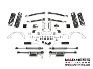 Jeep Wrangler 5" Long Travel Trail System w/ 2.25 Resi Dirt Logic Shocks by FABTECH - 2 Door JK (Short Arm)