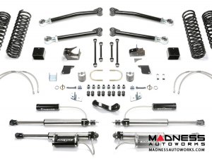 Jeep Wrangler 5" Long Travel Trail System w/ 2.25 Resi Dirt Logic Shocks by FABTECH - 2 Door JK (Short Arm)
