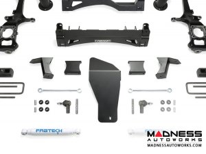 Nissan Titan XD 6" Basic System w/ Stealth Rear Shocks by Fabtech (2016) 4WD