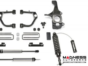 Toyota Tundra 4" Uniball UCA System w/ Dirt Logic 2.5 Resi Front Coilovers and Dirt Logic SS 2.25 Rear Shocks by Fabtech - 2WD/ 4WD (2016 - 2017)