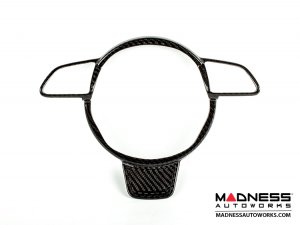 Audi A3/A4/A5 Steering Wheel Trim Cover - Carbon Fiber Audi A3/A4/A5 Steering Wheel Trim Cover - Carbon Fiber