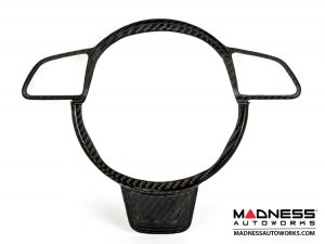 Audi A3/A4/A5 Steering Wheel Trim Cover - Carbon Fiber Audi A3/A4/A5 Steering Wheel Trim Cover - Carbon Fiber