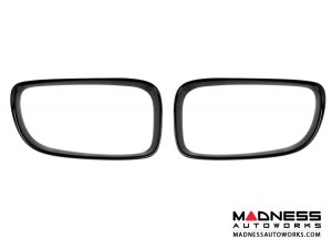 BMW 1 Series Front Grille Covers - Carbon Fiber