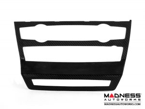 BMW X6 (E71) Radio Console Trim Kit - Carbon Fiber
