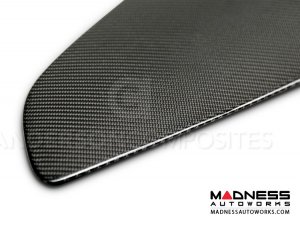 Ford Mustang Window Louvers by Anderson Composites - Carbon Fiber - Flat