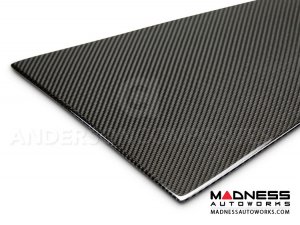 Ford Mustang Window Louvers by Anderson Composites - Carbon Fiber - Flat