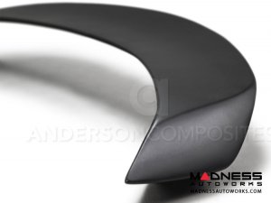 Ford Mustang Rear Spoiler by Anderson Composites - Fiberglass - GT350r Style - Type GR