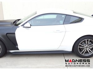 Ford Mustang Rocker Panel Splitter by Anderson Composites - Fiberglass - GT350 Style Ford Mustang Rocker Panel Splitter by Anderson Composites - Fiberglass - GT350 Style