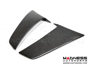 Ford Mustang Side Scoops by Anderson Composites - Carbon Fiber Pair