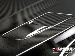 Ford Mustang Hood by Anderson Composites - Carbon Fiber - "GT"