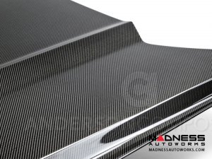 Ford Mustang Hood by Anderson Composites - Carbon Fiber - Type OE