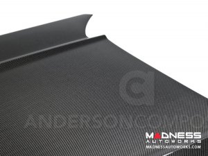 Ford Mustang Hood by Anderson Composites - Carbon Fiber - Type OE