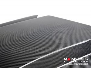 Ford Mustang Hood by Anderson Composites - Carbon Fiber - "Cowl" Ford Mustang Hood by Anderson Composites - Carbon Fiber - "Cowl"