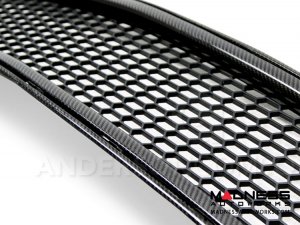 Ford Mustang Upper Grill by Anderson Composites - Carbon Fiber Ford Mustang Upper Grill by Anderson Composites - Carbon Fiber