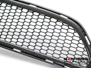 Ford Mustang Upper Grill by Anderson Composites - Carbon Fiber Ford Mustang Upper Grill by Anderson Composites - Carbon Fiber