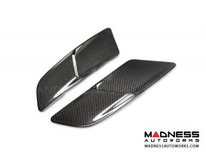 Ford Mustang GT Hood Vents by Anderson Composites - Carbon Fiber - Type OE