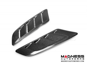 Ford Mustang GT Hood Vents by Anderson Composites - Carbon Fiber - Type AB