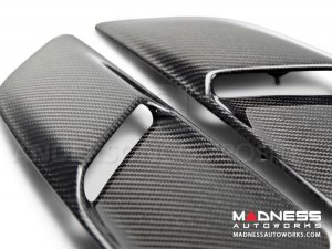 Ford Mustang GT Hood Vents by Anderson Composites - Carbon Fiber - Type OE Ford Mustang GT Hood Vents by Anderson Composites - Carbon Fiber - Type OE
