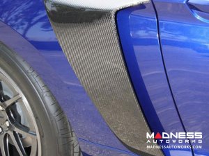 Ford Mustang Side Scoops by Anderson Composites - Carbon Fiber Pair