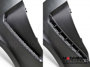 Ford Mustang Front Fenders - Anderson Composites - Fiberglass Set - GT 350 Style